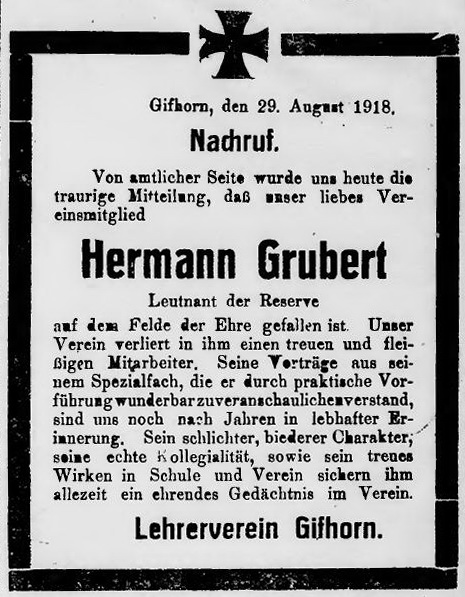 Et 1918 08 30 Grubert Lehrerverein Gifhorn.jpg