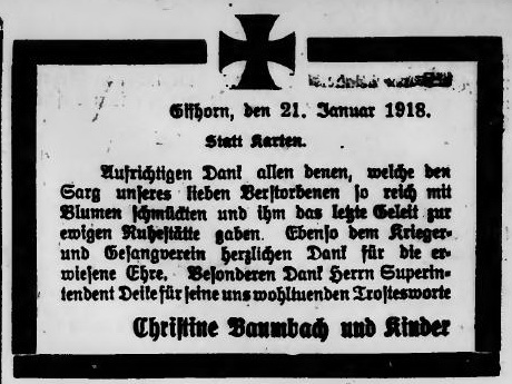 1918 01 22 Hermann Baumbach Danksagung.jpg