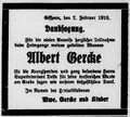 1918 02 03 Albert Gercke Danksagung.jpg